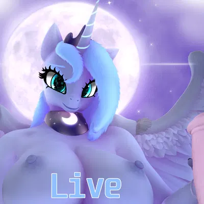 princess luna (mlp) (friendship is magic, hasbro) created by naughty cube