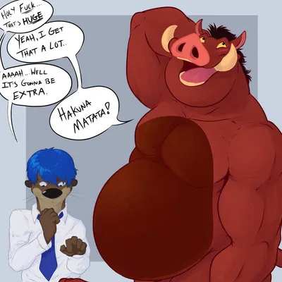 pumbaa, thom (pandottermon) (disney, the lion king) created by pandottermon