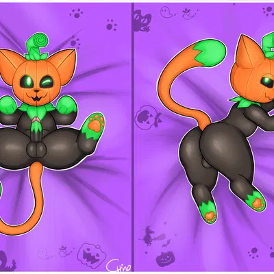 pumkat (halloween) created by cappuchino