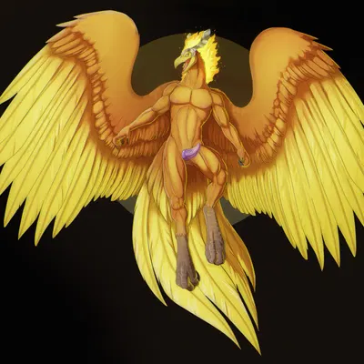 pyrobird (european mythology, greek mythology) created by essence of rapture