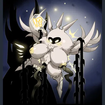 radiance (hollow knight), shade lord (hollow knight) (hollow knight (franchise), team cherry) created by bayonet (artist)