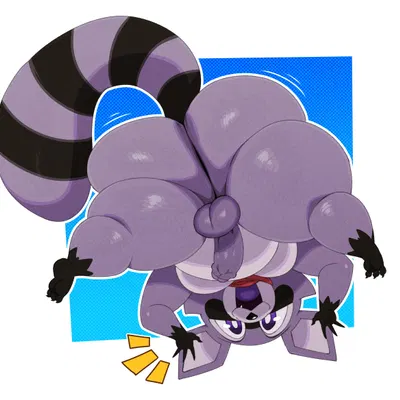 rambley raccoon (indigo park) created by sssonic2