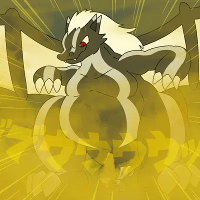 ray rhythmus (nintendo, pokemon) created by monochromemephit