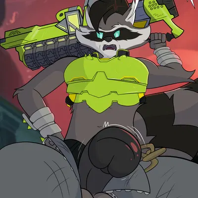 rocket raccoon (guardians of the galaxy, marvel) created by lexi arts