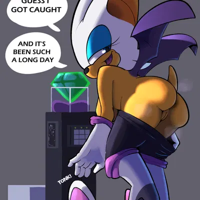 rouge the bat (sega, sonic the hedgehog (series)) created by fakesword