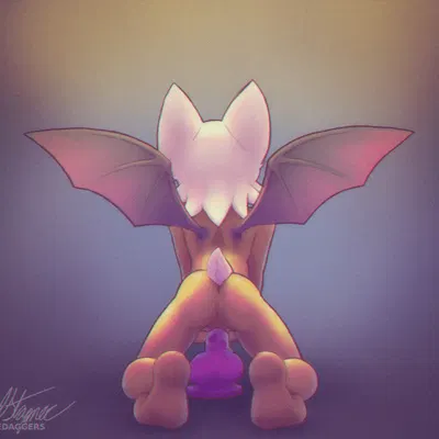 rouge the bat (sega, sonic the hedgehog (series)) created by glairedaggers
