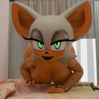 rouge the bat (sega, sonic the hedgehog (series)) created by highwaychile