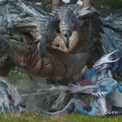 saybin iacere (capcom, monster hunter) created by barlu