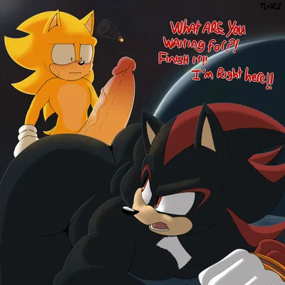shadow the hedgehog, sonic the hedgehog, super sonic (sega, sonic the hedgehog (film)) created by flamez