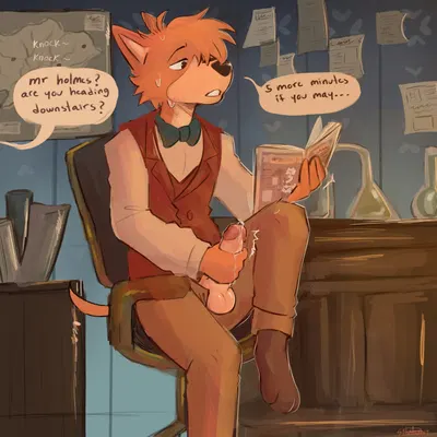 sherlock hound (sherlock hound (series)) created by sherlock-catt