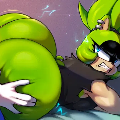 sonic the hedgehog, surge the tenrec (idw publishing, sega) created by madheaven