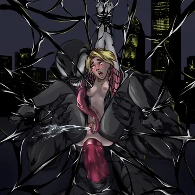 spider-gwen, venom (marvel) (marvel, spider-man (series)) created by karmacollar