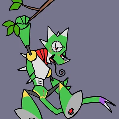 sting chameleon (capcom, mega man (series)) created by ajin