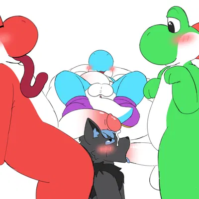 sugar (sugar but nsfw) (mario bros, nintendo) created by sugar but nsfw