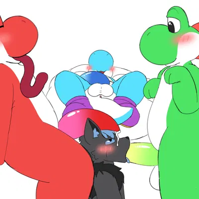 sugar (sugar but nsfw) (mario bros, nintendo) created by sugar but nsfw