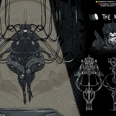 the machine god (zeblackballd) created by ze blackball.d