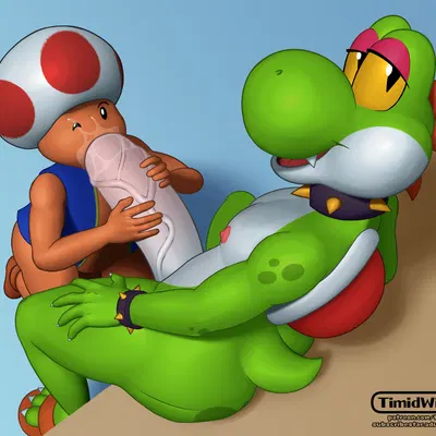 toad (character) (mario bros, nintendo) created by timidwithapen