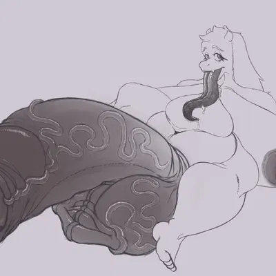 toriel (undertale (series)) created by biggus nutter