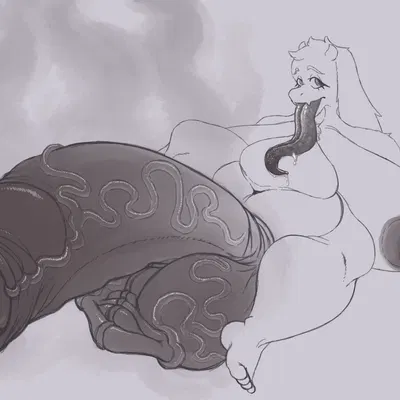 toriel (undertale (series)) created by biggus nutter