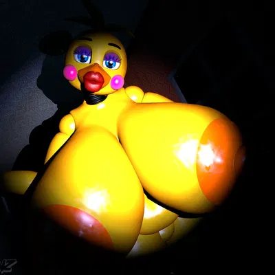 toy chica (fnaf) (five nights at freddy's, five nights at freddy's 2) created by neonnnzz