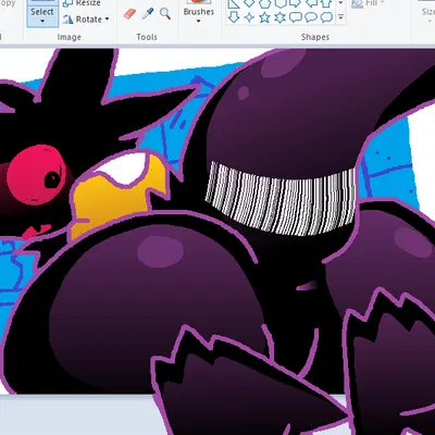 veecee (microsoft, microsoft paint (copyright)) created by pawplants