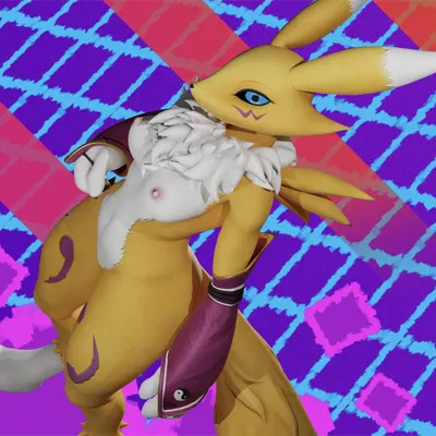 warfare renamon (bandai namco, digimon) created by stikcs