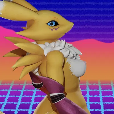 warfare renamon (bandai namco, digimon) created by stikcs