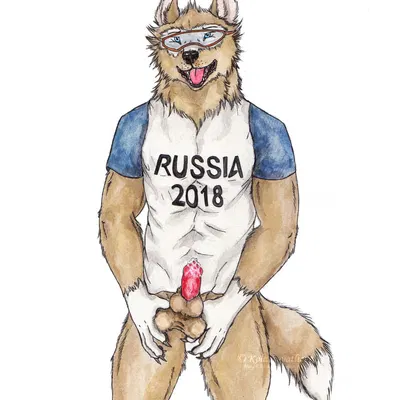 zabivaka (fifa) created by kola (artist)