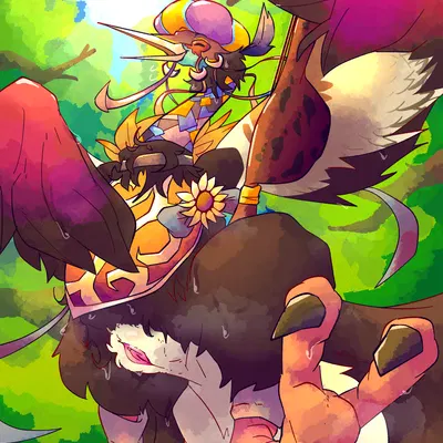 zinnia (magic: the gathering) (hasbro, magic: the gathering) created by catjamn