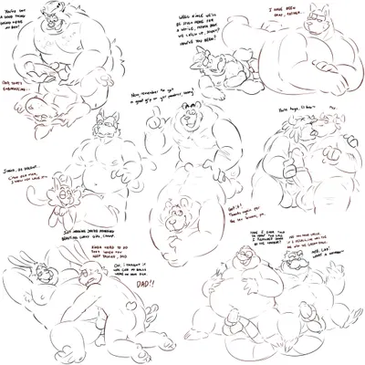 ace cottontail, cade maplebottom, charles dahl (the human heart (game)) created by leothelionel