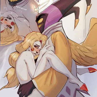 adam (hazbin hotel), charlie morningstar (hazbin hotel, hellaverse) created by mina-mortem