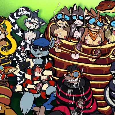 ai (puyo puyo), caedyn redfield (redprocyon), darren redfield (redprocyon) (cyberconnect2, guardians of the galaxy) created by redprocyon