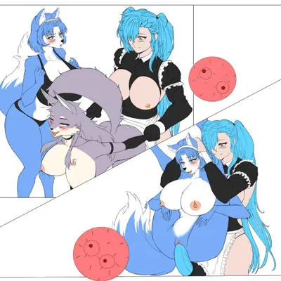 akeno (itsnafulol), cervina, krystal (star fox) (nintendo, star fox) created by commanderolympus