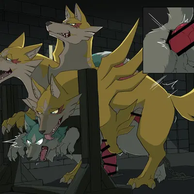 alan sylvasta, shirou ogami (brand new animal, studio trigger) created by howling wolves, wolfonia