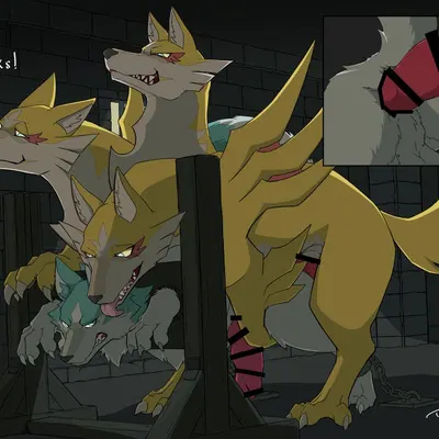 alan sylvasta, shirou ogami (brand new animal, studio trigger) created by howling wolves, wolfonia