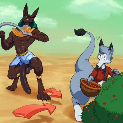 alex the rubikang, anubis, anubite (age of mythology, egyptian mythology) created by dawmino