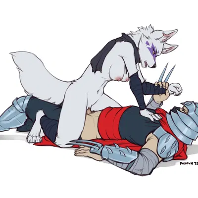 alopex, shredder (tmnt) (teenage mutant ninja turtles) created by foxovh