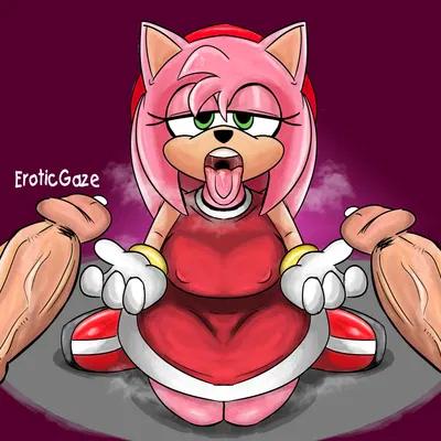 amy rose (archie comics, sega) created by eroticgaze