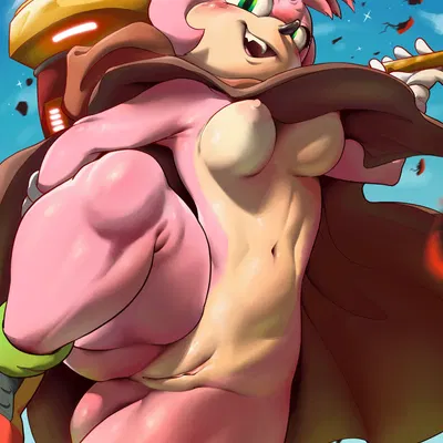 amy rose (sega, sonic the hedgehog (film)) created by thendyart