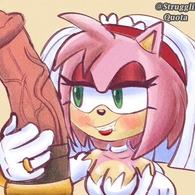 amy rose (sega, sonic the hedgehog (series)) created by strugglingquota