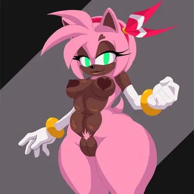 amy rose (sega, sonic the hedgehog (series)) created by ultra4rtznsfw