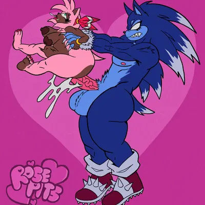 amy rose, sonic the hedgehog, sonic the werehog (sega, sonic the hedgehog (series)) created by rosepits