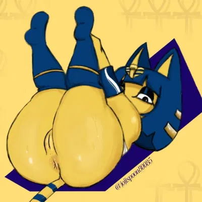 ankha (animal crossing) (animal crossing, nintendo) created by jojispoon44