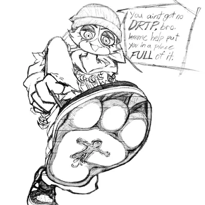 anon, meow skulls (epic games, fortnite) created by signified-blue