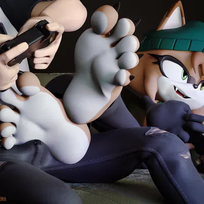 aurora (kinkykittysimp), fan character (sega, sonic the hedgehog (series)) created by nouvaera