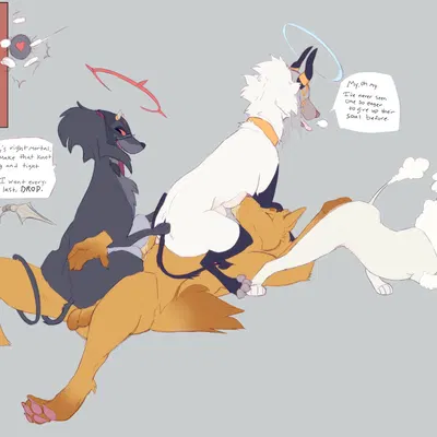 aurum (lupinator), lilith (daemon lady), mary (daemon lady) (mythology) created by daemon lady