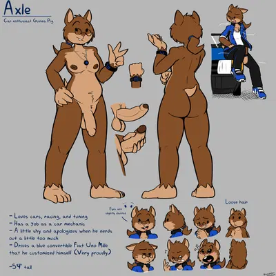 axle (tricktrashing) (fiat uno) created by felino