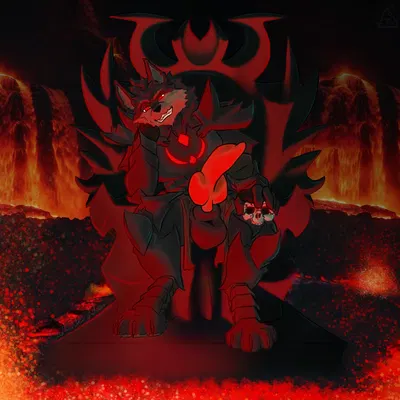 az'orgoth (the hellhound king) (mythology) created by pitta the italian