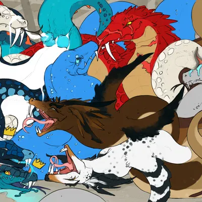 azureflame (crimsonfire17), betsy (ghostpe0), caldain created by ferocious ferals