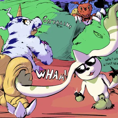 bandai namco, digimon created by ducktape lizard inc